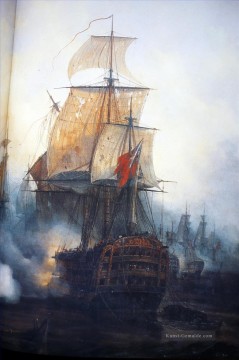 Kriegsschiff Seeschlacht Werke - Trafalgar Mayer Seeschlacht